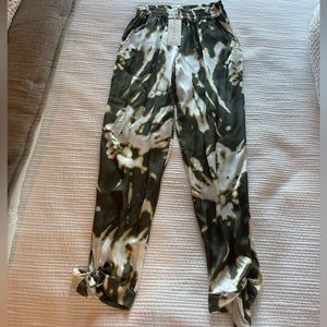 SOFIA Alaia Silk Joggers